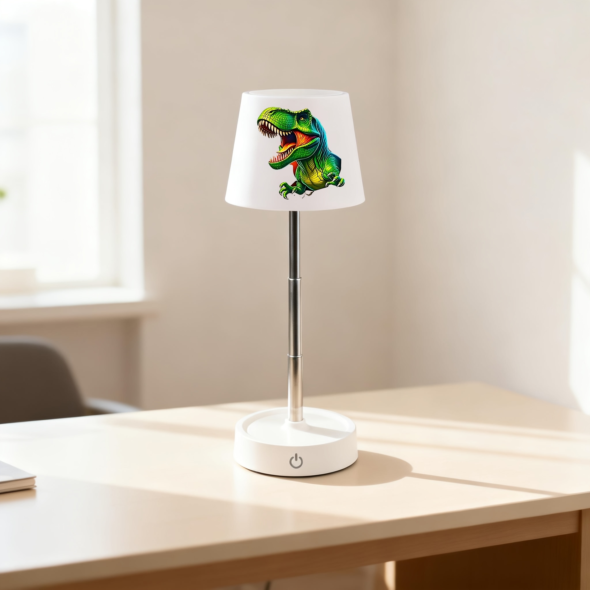 Modern Touch Control LED Table Lamp with Tyrannosaurus Rex Design