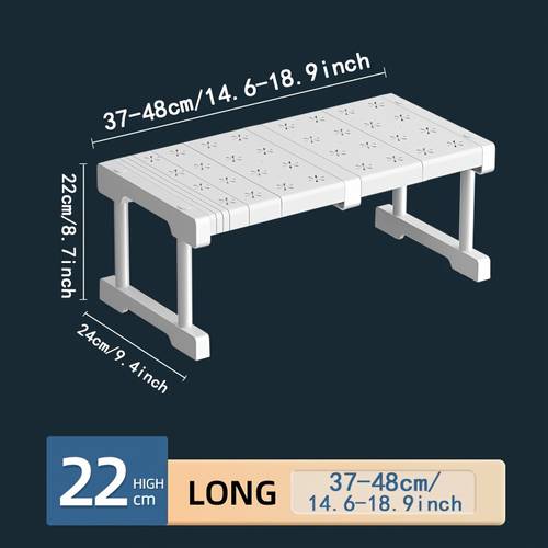 1pc expandable wardrobe storage layer partition cabinet layer frame single layer stackable cabinet layer board shoe cabinet bathroom kitchen storage rack