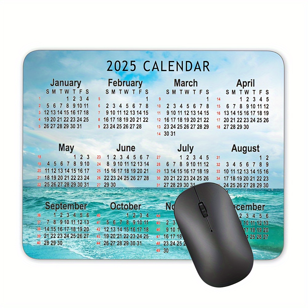 

1pc 2025 Mouse Pad, , , Desk , Rectangle Personalized Mouse Pad For Use