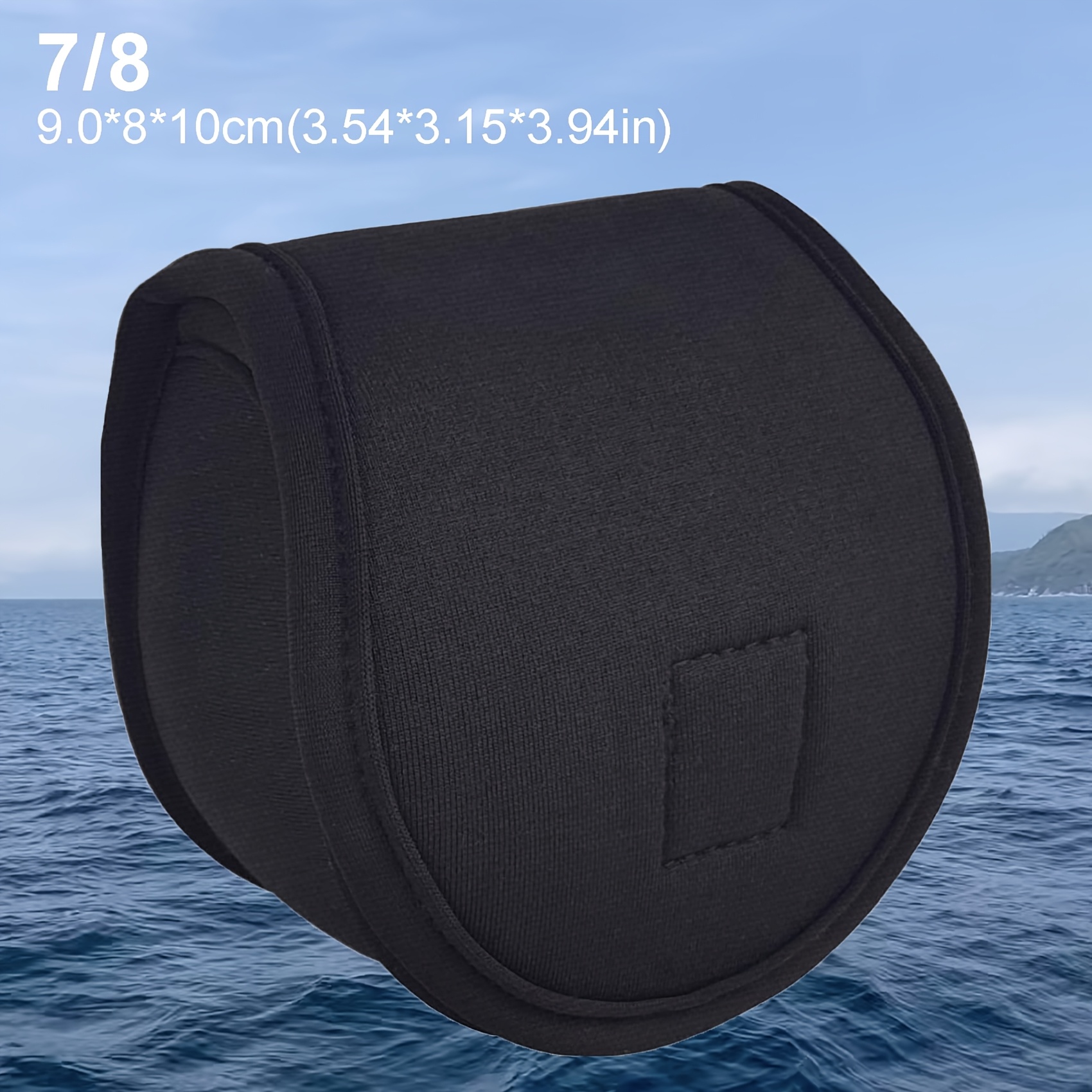 TEMU Custodia a tracolla in neoprene per mulinello da pesca a , compatibile con da 3/4 5/6 7/8 Wt, per protezione della bobina il trasporto e lo