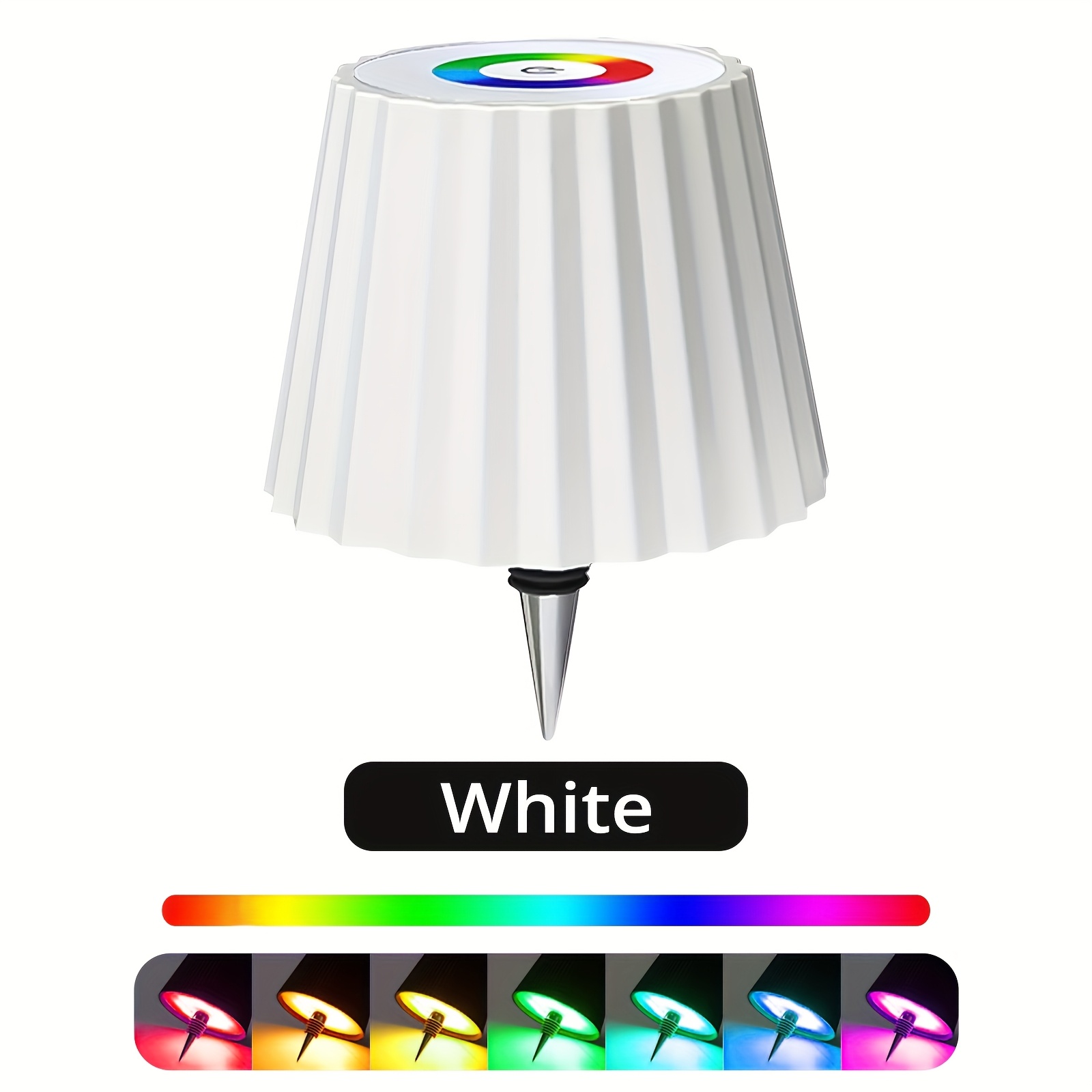 LED Wireless Bottle Light with RGB Mode and Stepless Dimming