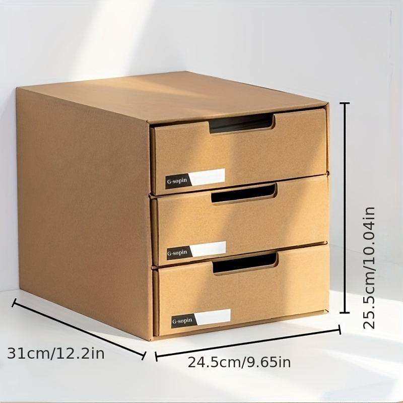 Desktop Organizer Storage Box File Box Drawer Organizer - Temu Canada