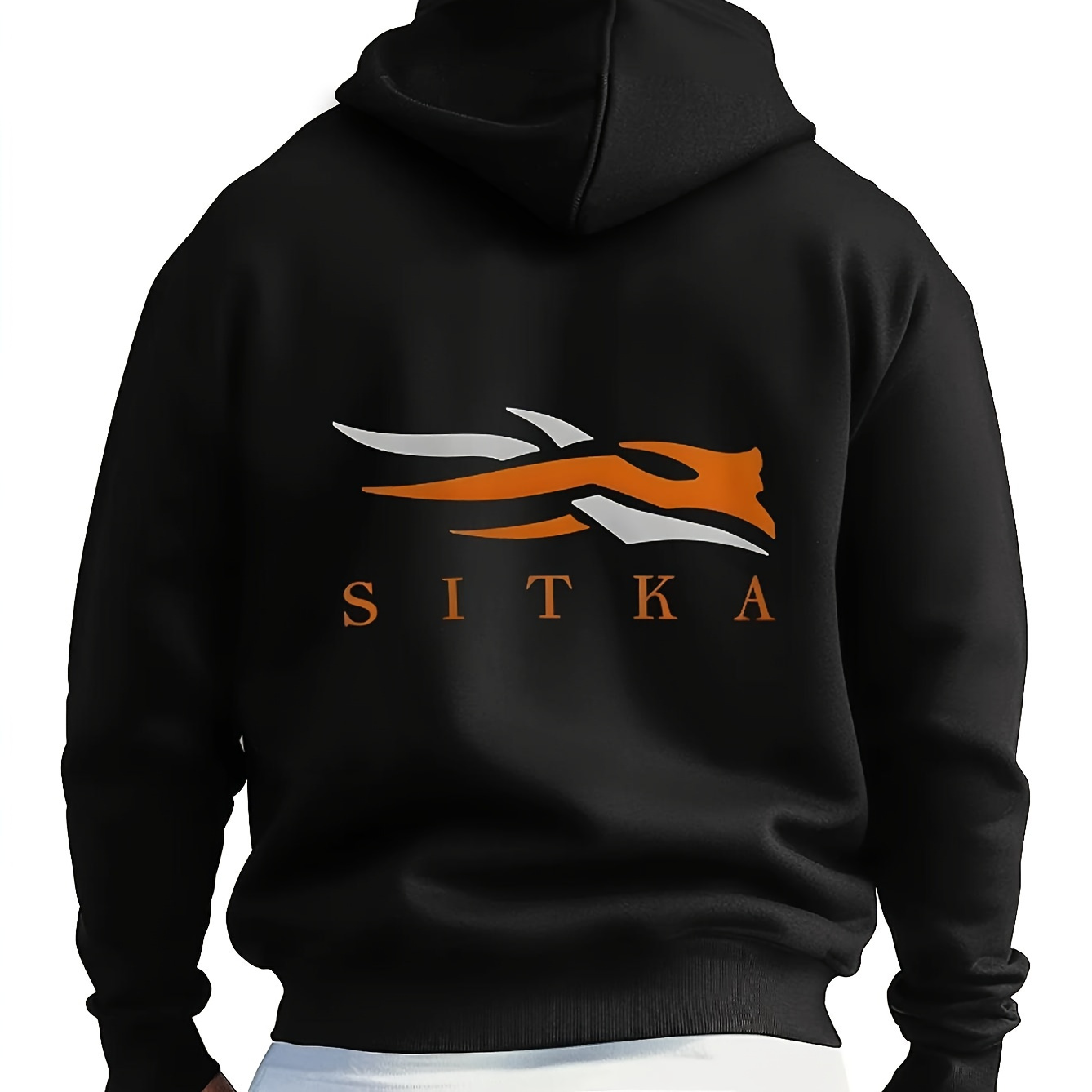 

Hooded Sweatshirt - Polyester Slight , Long Sleeve, Regular Fit