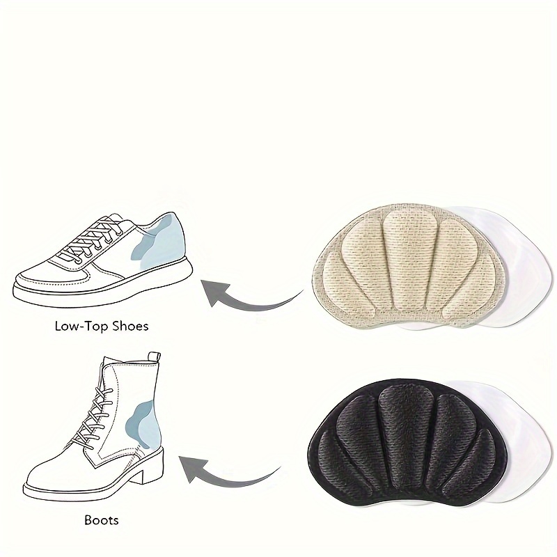 

2pcs Anti-wear Cushion Pads, Foot Care Heel Protectors, Adhesive Heels Stickers For Abrasion Prevention
