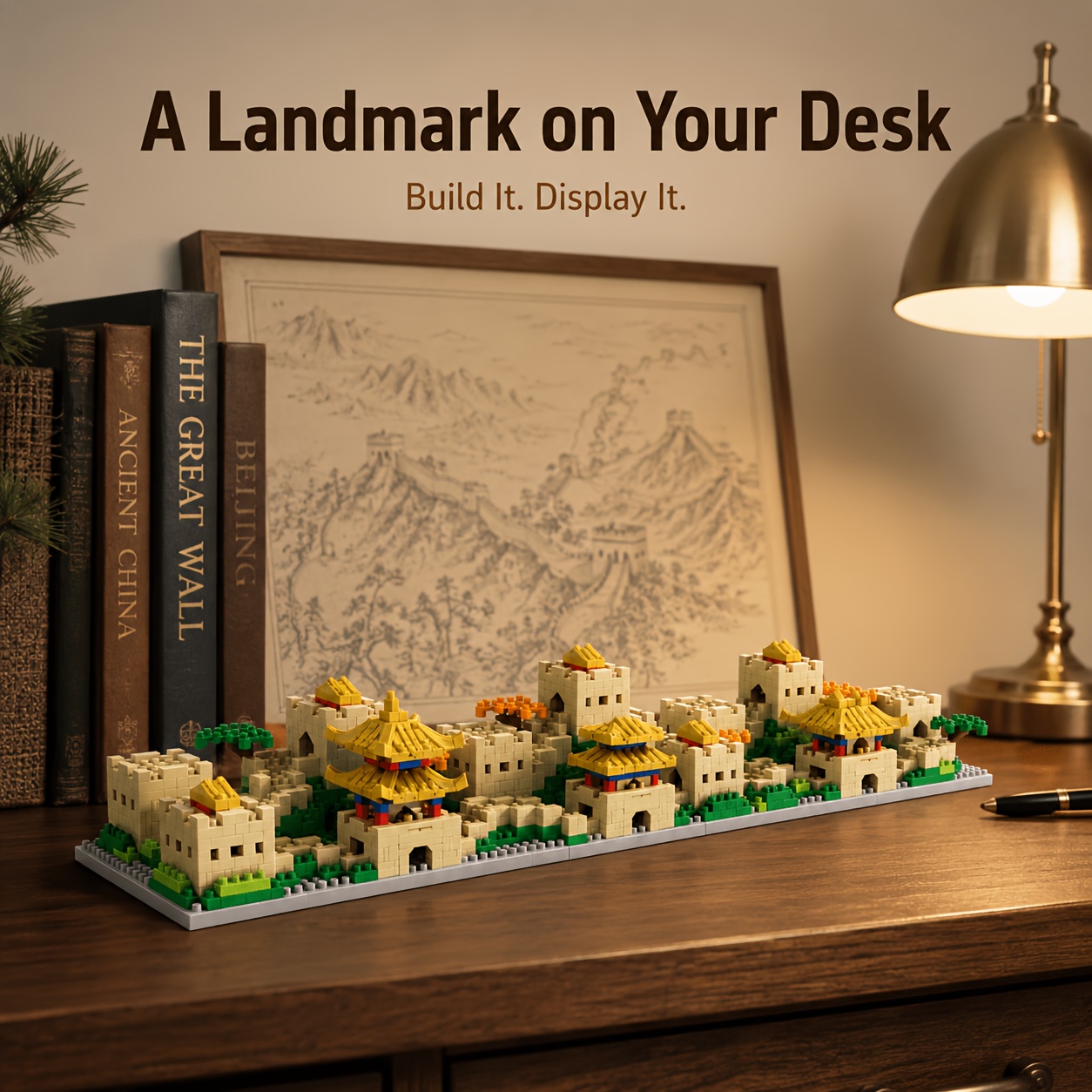 Great Wall of China Architecture Micro Building Blocks Set