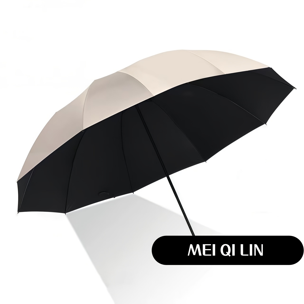 E-shop Herren- Damen-Großregenschirme - 10 Superstarke Stützen, Verdickte Verstärkung, Hakengriff, Automatisches Öffnen Schließen, Kompakte Faltdesign,