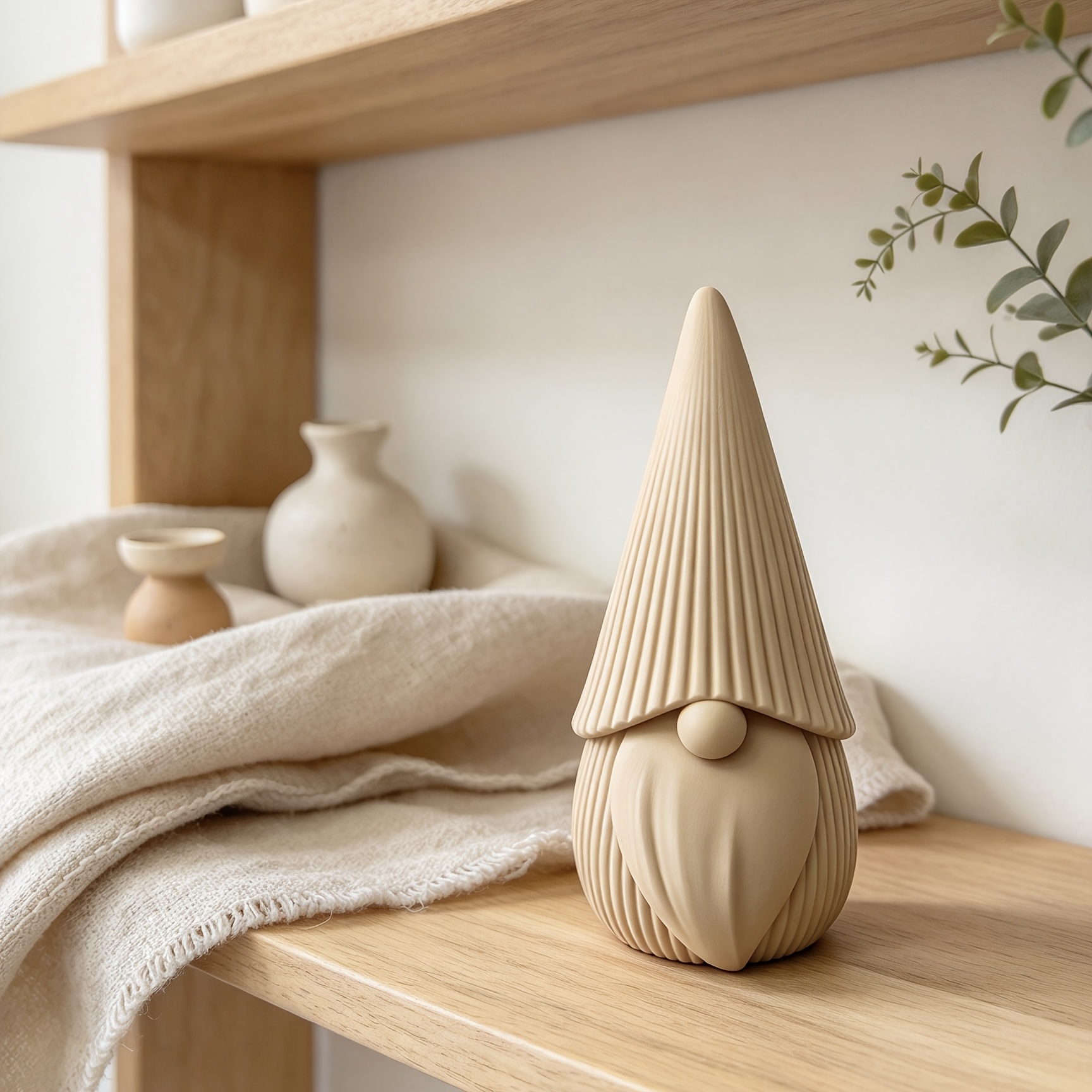 TEMU Nordic Faceless Dwarf Gnome Figurine, Minimalist Home Desktop Decor, Christmas Holiday Gift, Creative , Suitable For Indoor And Outdoor Display