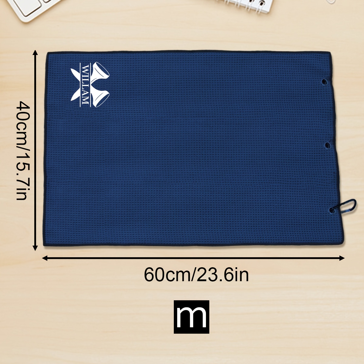 TEMU Golf Towels - Personalized Name Golf Towels, Customized Golf Towels For Golf Bags, Fun Custom Golf Towels, Customizable Fitness Towels,