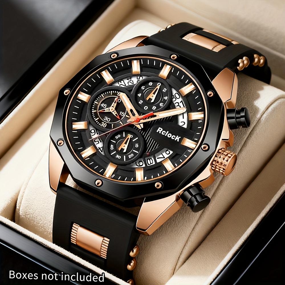 2pcs/1pc Quartz Watch Set, Alloy Dial, For Daily Wear, Birthdays, Parties, New Year's Day, Christmas, Halloween, For