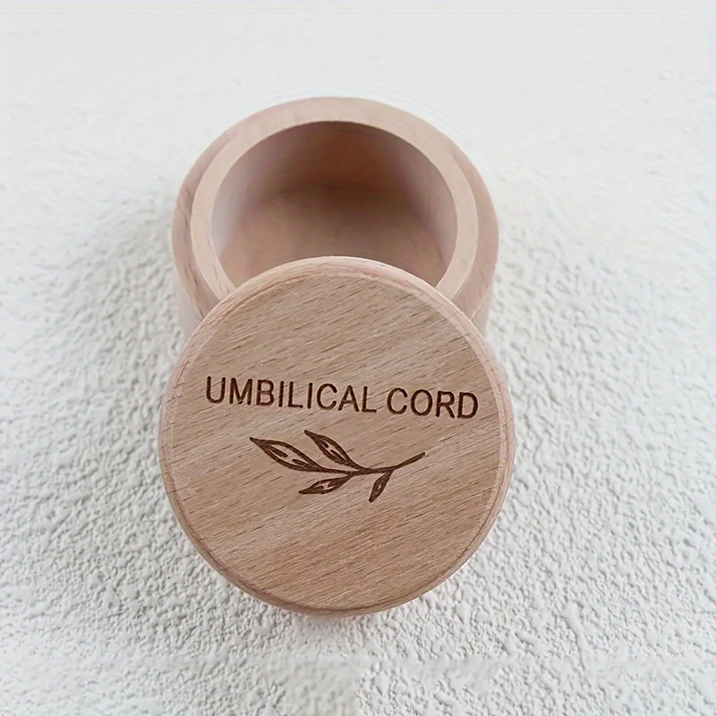 

Wooden Keepsake Container - Durable Material, Ideal Gift For Adults, Natural Wood Memory Box For Preserved Baby Hair