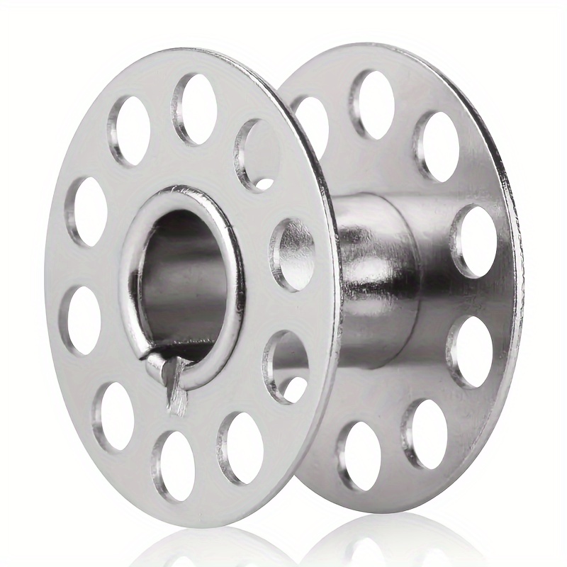 40pcs Stainless Steel Sewing Bobbins, Metal Thread Bobbins for Brother Singer, Universal Fit for Vintage Household Machines, Sewing Supplies