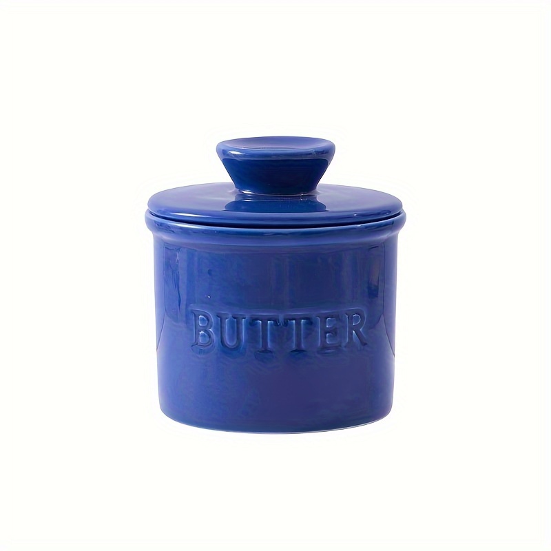 Williams Sonoma Butter Keeper, Keep butter soft, fresh and spreadable.  Simply fill the top with butter, place cool water in the base, then place  the top on the base. Williams Sonoma