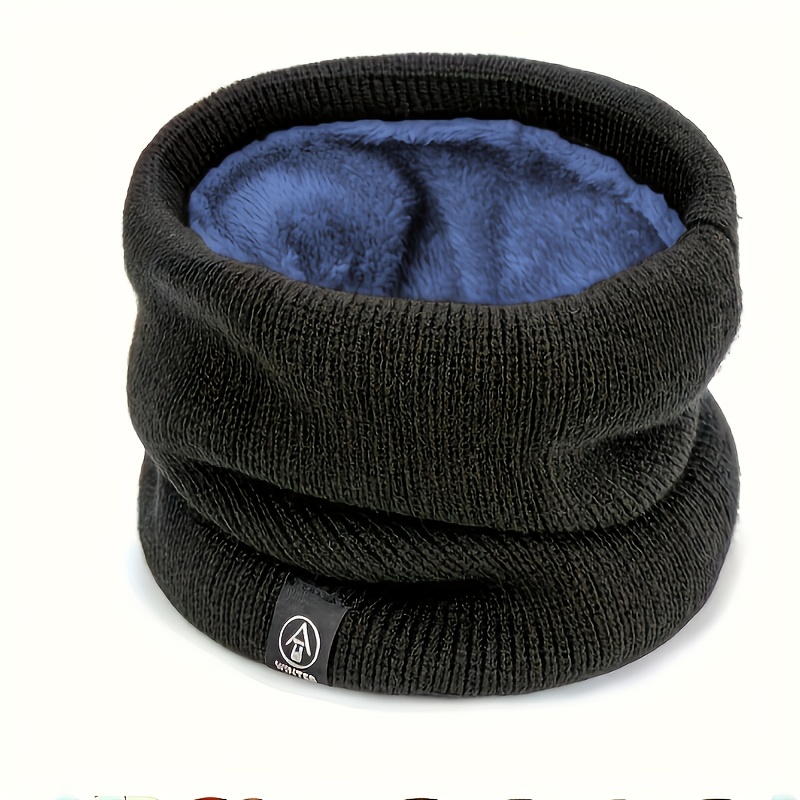 Unisex Winter Scarf, Thickened And Warm, Suitable For Students, Korean Style, Versatile Neck Warmer For Outdoor Leisure And Cycling