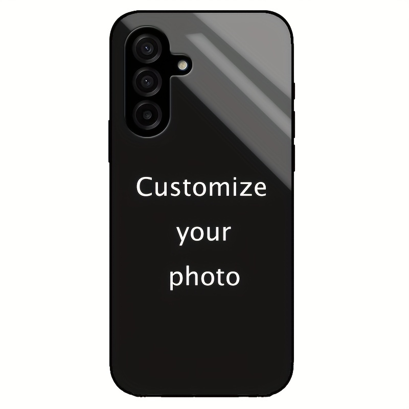 E-shop Handyhülle - Personalisierte Handyhülle für Samsung Galaxy A17/5G DIY Niedliches Haustier Paar Eltern - Selfie Foto Muster Hülle, Plexiglas