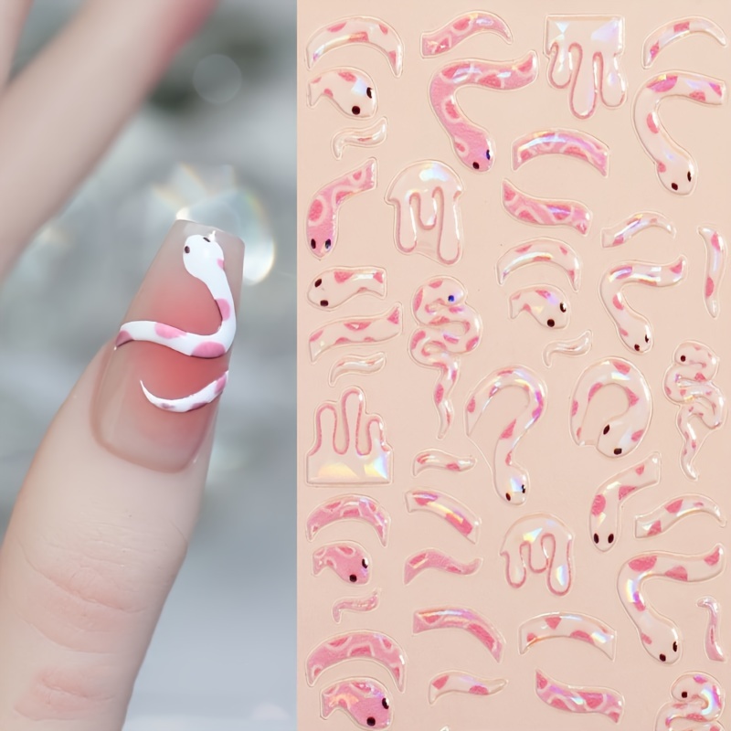 

Autocollants d'Art d'Ongle 5D - -Adhésifs, Décalcomanies Hypoallergéniques Manucure & DIY