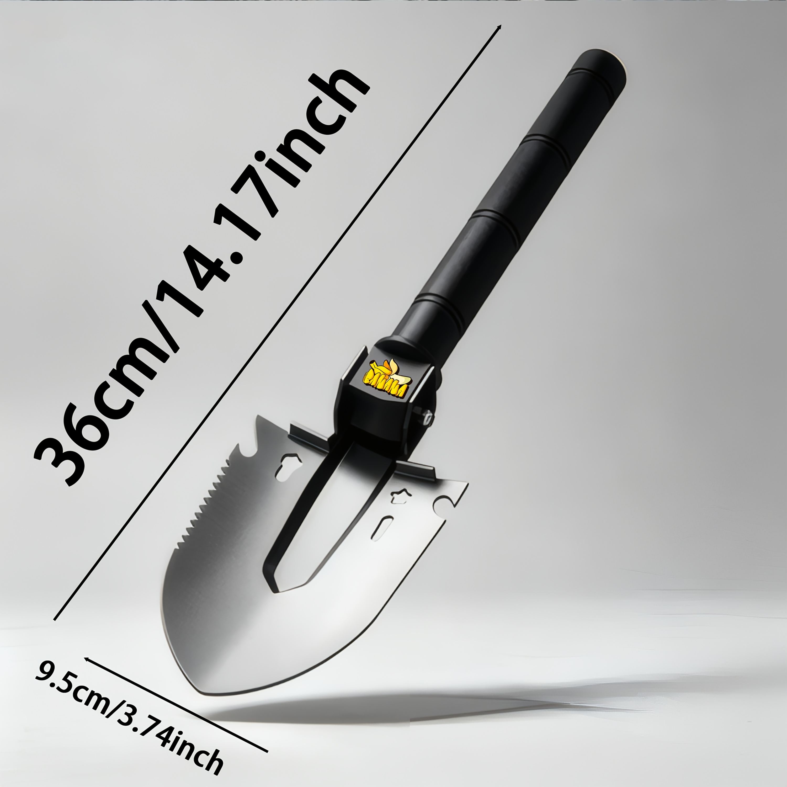 Banana-Shaped Design Multi-Purpose Shovel for Camping