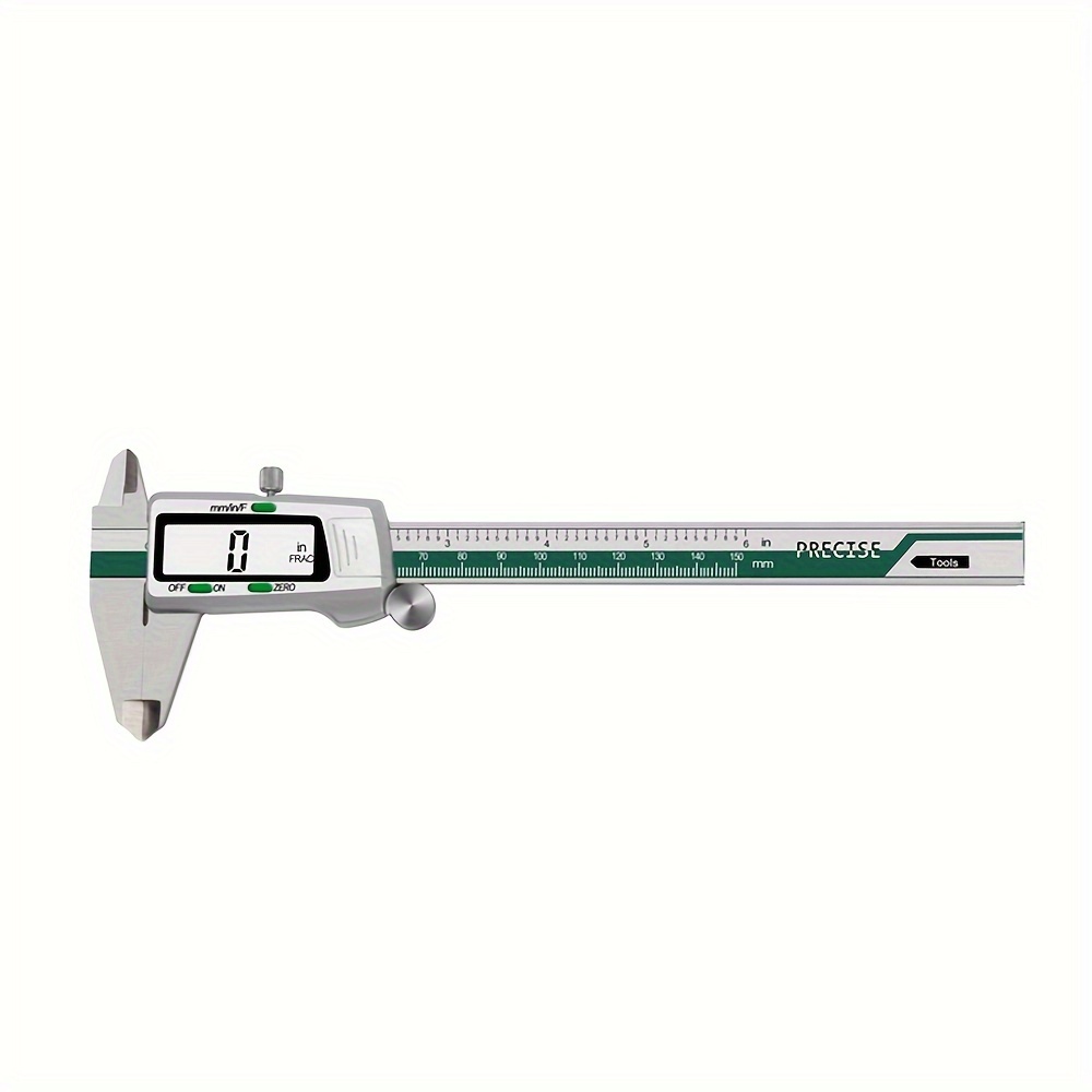 

Tomshoo Stainless Steel High Accuracy Electronic Lcd Digital Display Slide Caliper Vernier Ruler With Measuring Range Of 0-150mm