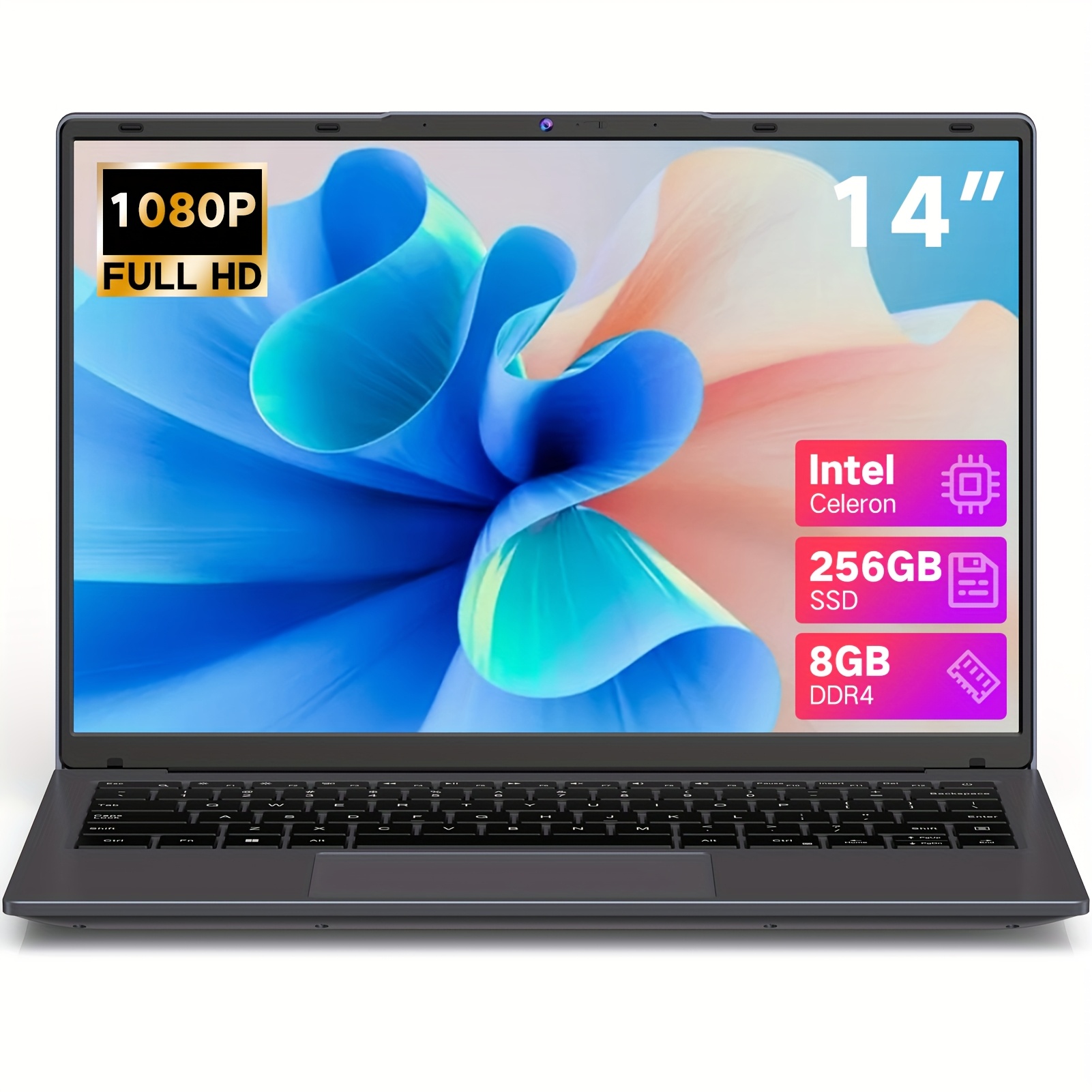 

Laptop 14" 8gb 256gb Ssd 1920 * 1200 Hd Ips Display N5805 , For Personal, And Use,