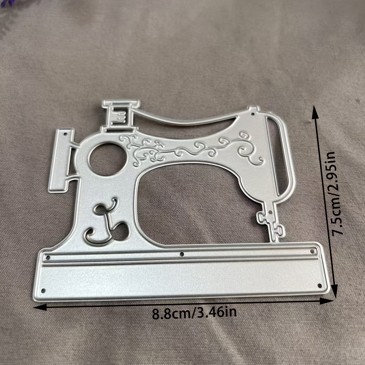 TEMU 【1個】ミシン用メタルダ、やエンボスステンシルに最適、手作りのグリーティングカードやギフトカードの作成に最適