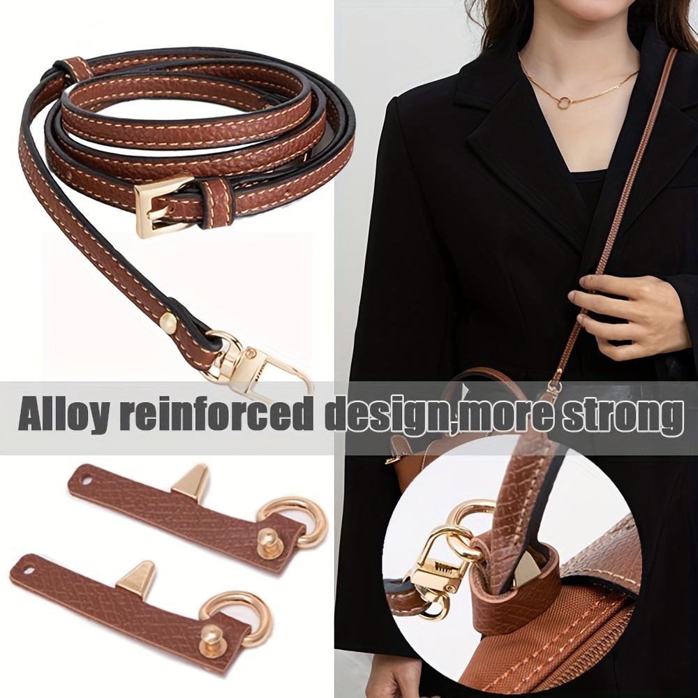 

Bag Transformation Accessories For Mini Bag Straps Punch-free Genuine Leather Shoulder Strap Crossbody Conversion Hang Buckle