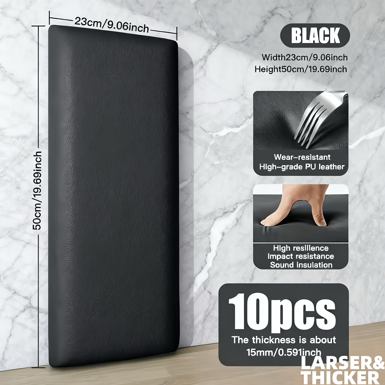 10pcs self   imitation 3d three dimensional anti collision soft package wall panel easy to peel and stick removable soundproof safe and anti collision high end leather surface wallpaper material polyvinyl chloride brand  