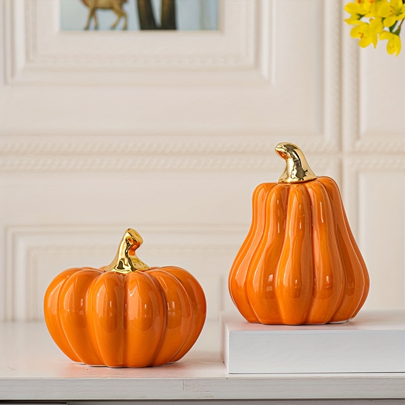 

Ceramic Pumpkin Ornaments: Home Decor And Gift - Sizes