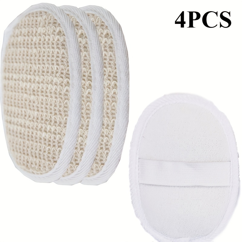 4pcs Set Of Deep Exfoliating Body Scrubbers, Unisex Body Skin Cleanser And Exfoliator, Bath Towels For Dead Skin Removal