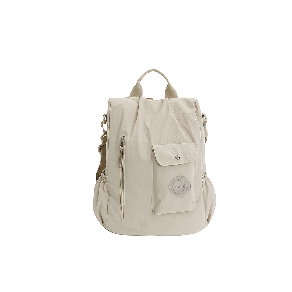 Women's Backpack Easy Lightweight Multi-pocket Design Sense Shoulder Bag Outing Travel Work Daily All-match Multi-functional Large Capacity Handbag