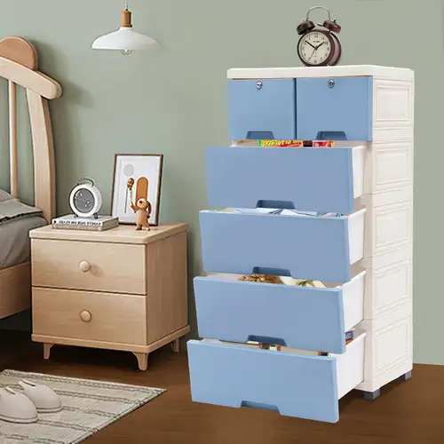 plastik schrank 6 schubladen organizer aufbewahrung kommode kleider schlafzimmer, schubladeneinheiten | Jetzt Tolle Angebote Finden