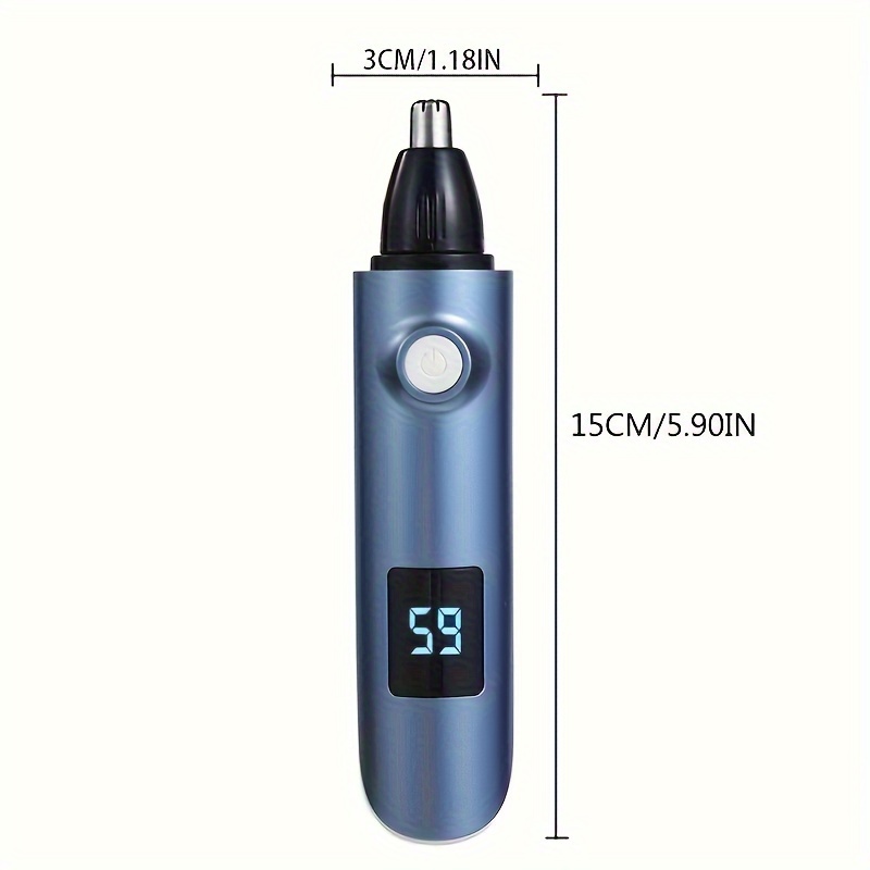nose hair trimmer non   nose hair   double   blade easy to clean eyebrow trimming tools   rechargeable nose hair trimmer eyebrow trim   kit long   short charging time easy to carry Product details 3