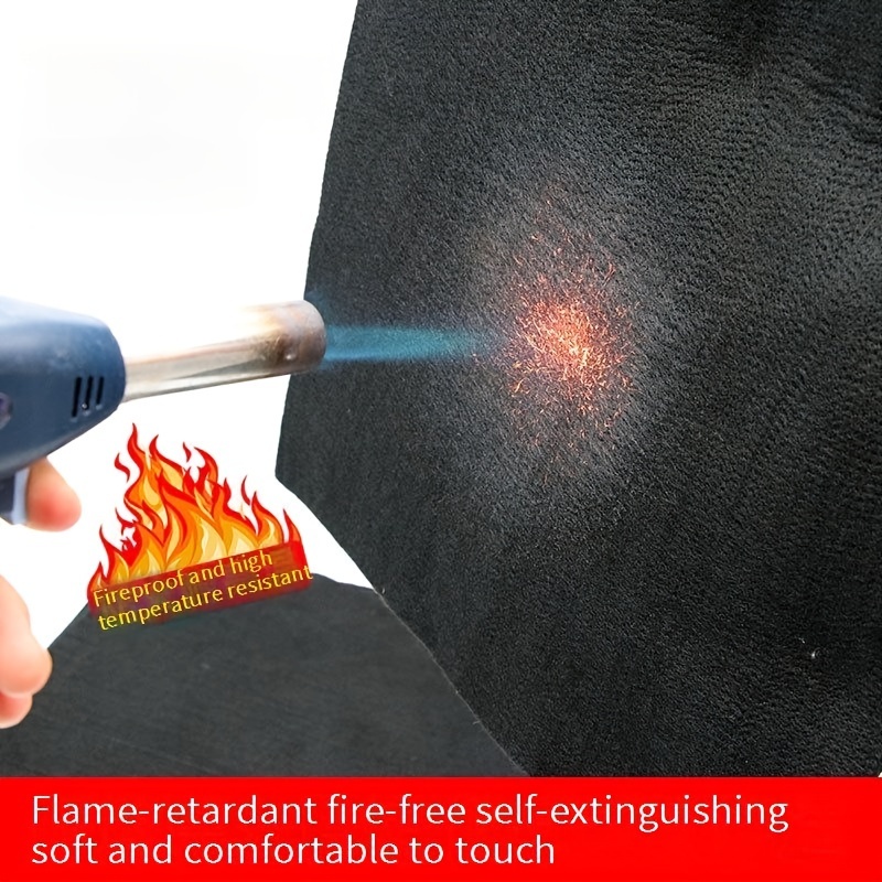 

Flame-retardant Welding Insulation Fabric With Heat-resistant Copper Tubing, Pre-oxidized Non-woven Material - 1pc