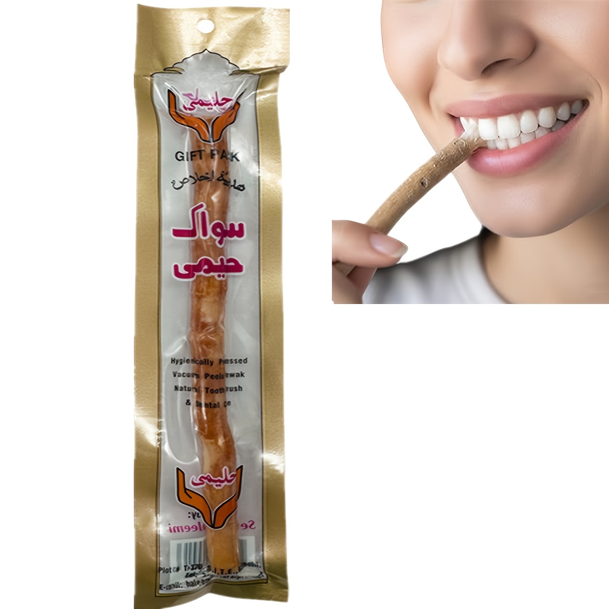 Portable Stick Wood Toothbrush Travel Friendly Oral Care Teeth Pocket Size For Home Office Outdoor Daily Cleaning