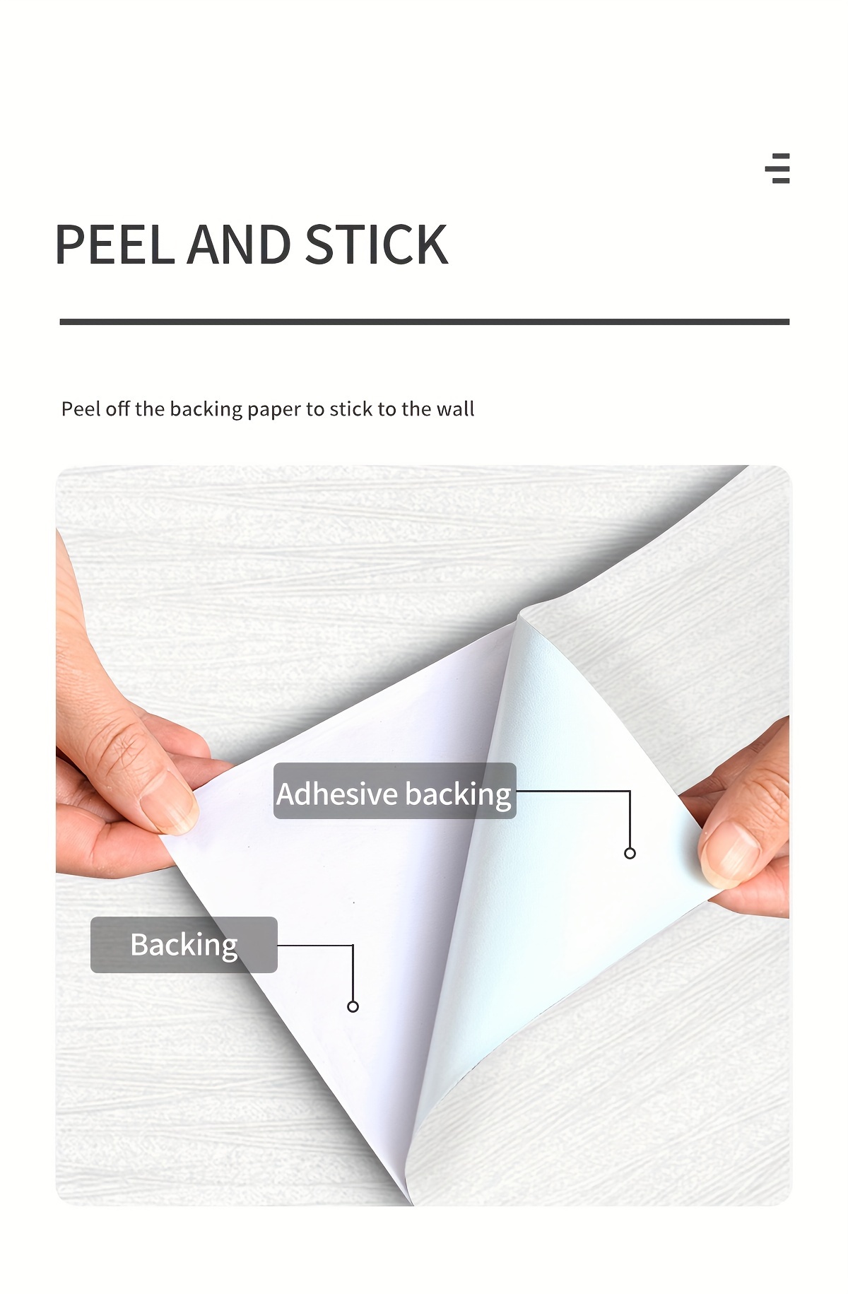 White Stripes Self adhesive Contact Paper Removable Temu