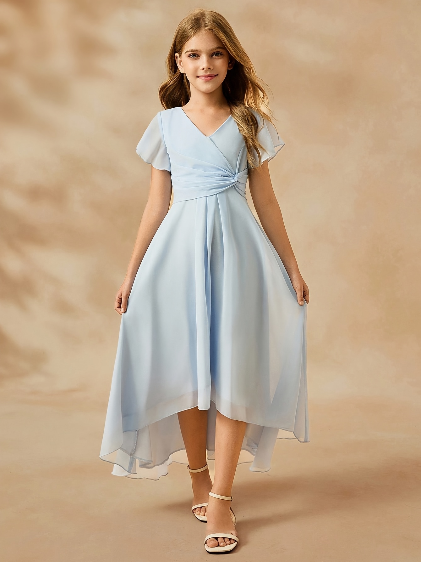 blue dress for baby girl Royal Blue Girls Pageant Ball Dresses,Formal Tulle Prom Dress for Teens,GPD0012, J10 / Red