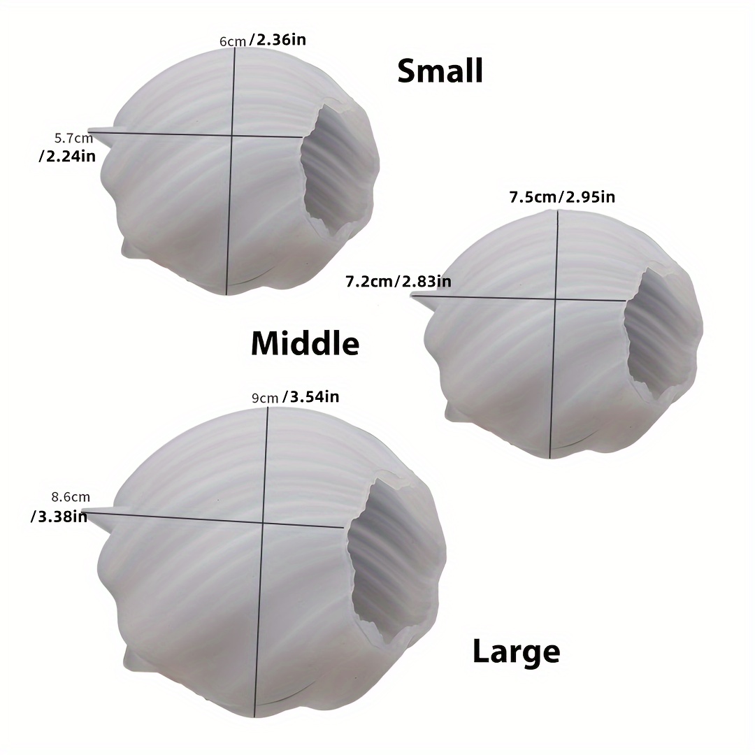 3pcs Geometric Pillar Candle Silicone Mold, 3d Silicone Candle Mold, Candle Irregular Wave Twist Silicone Mold, Silicone Mold For Candle Making, Handmade, Diy Candle Making Mold, Crafts Home Decor