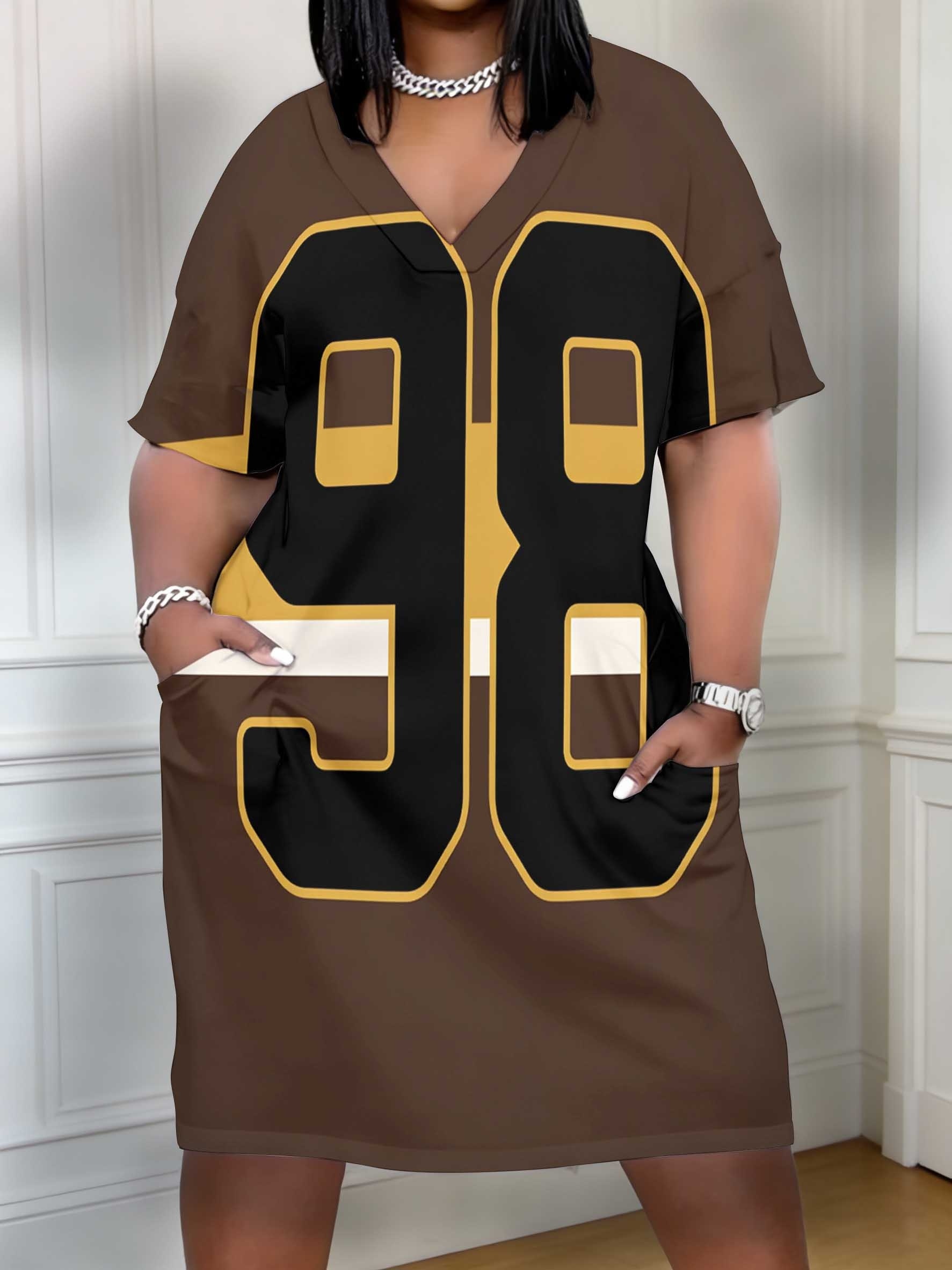 chinese dress ladies The Carley Off White Dress  Made in USA Jersey T-Shirt Dress with Lac