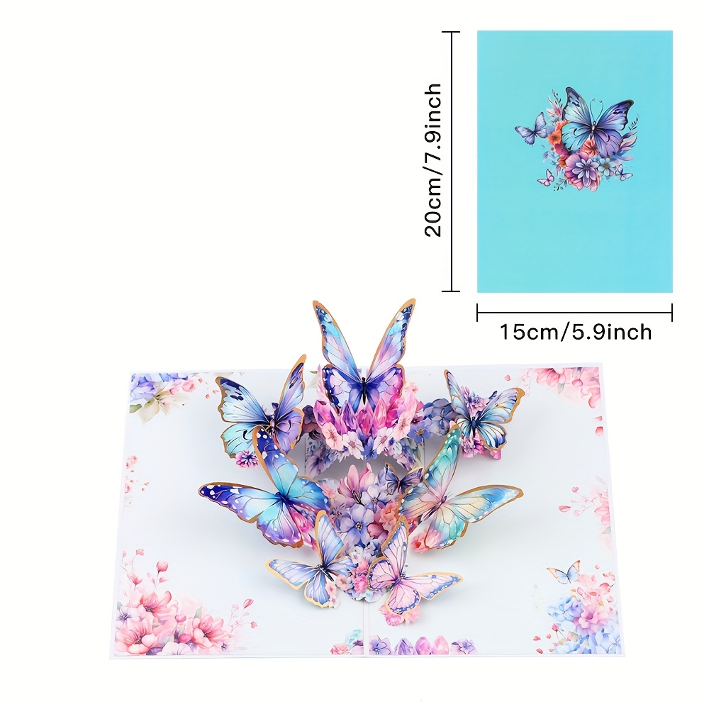 Image of 1pc 2025 New 3d Exquisite Mother's Day Card, Foldable Creative Handmade Paper Cut Greeting Card For Mom, Handwritten Wishes Message Card For Mother