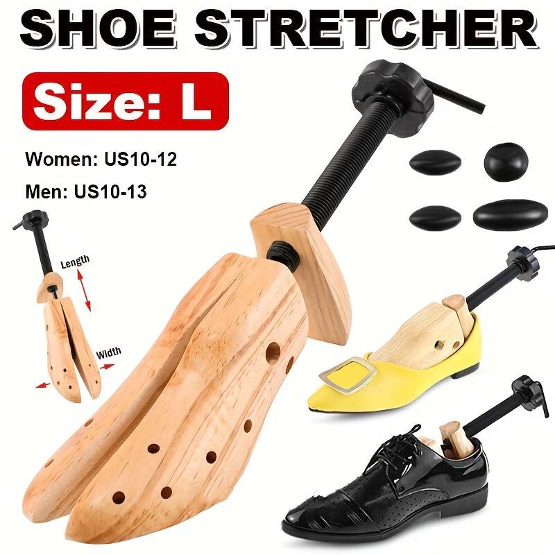TEMU 1pc Adjustable Professional Shoe Stretcher - Heavy-duty Pull Rod Design For Extending The Of Shoes/boots And Preventing Slipping - Suitable For