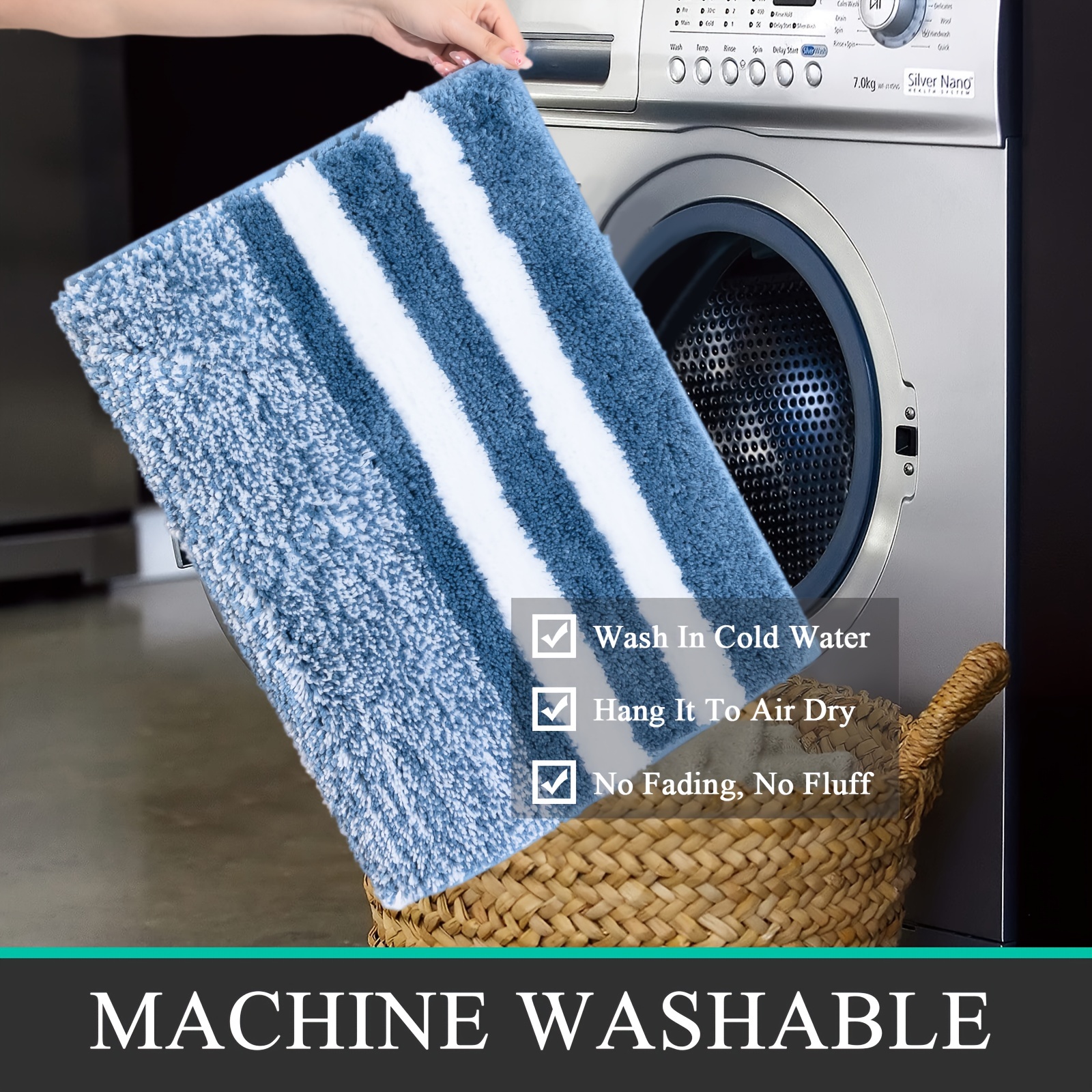 Close-up of the ultra-soft shaggy microfiber texture
