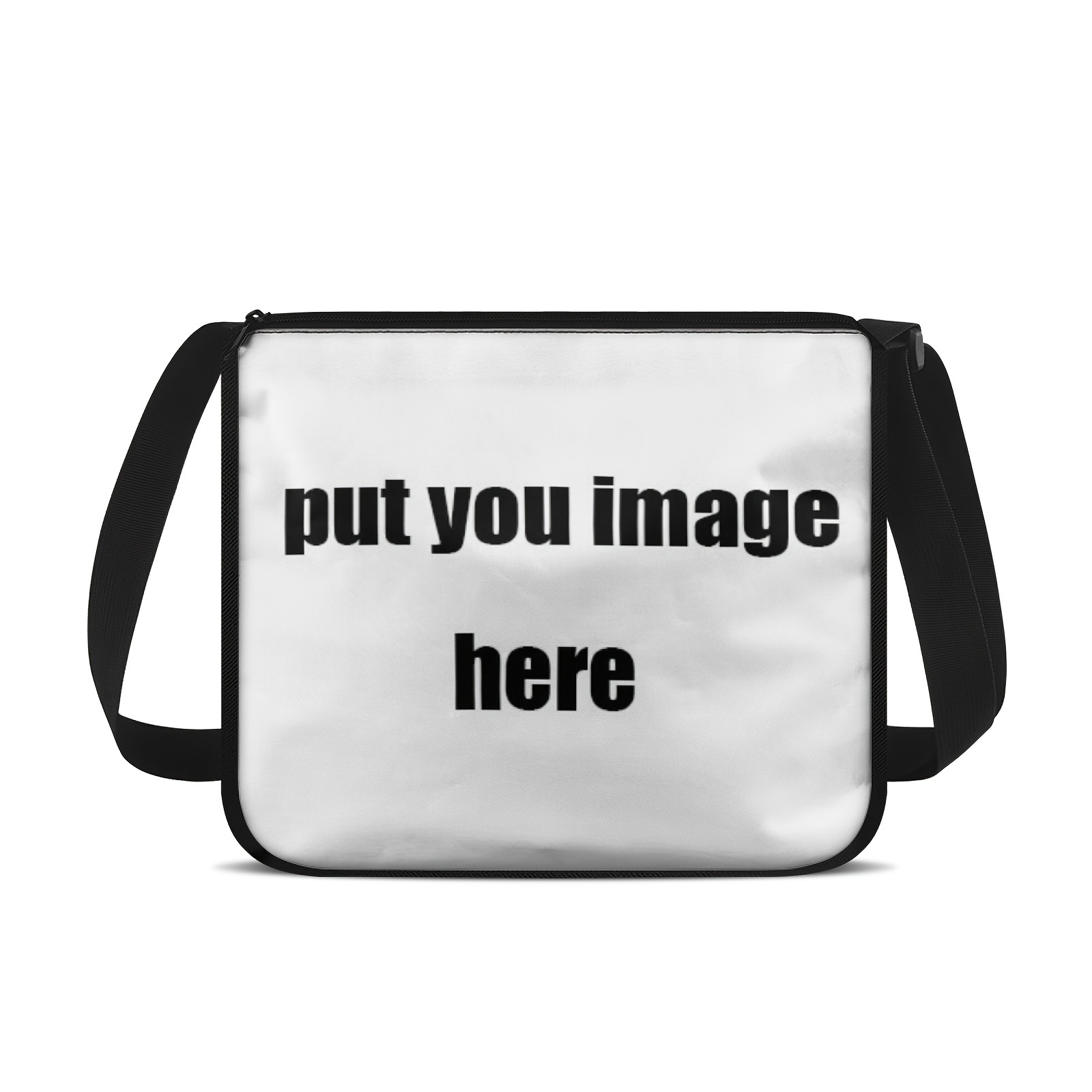 TEMU A Personalized Large-capacity Underarm Bag With Custom Images