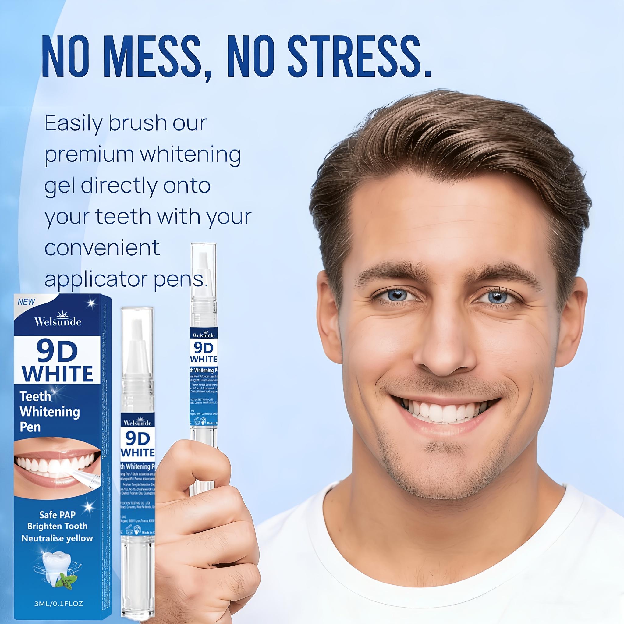 9D White PAP Tooth Pen for Instant Teeth Whitening