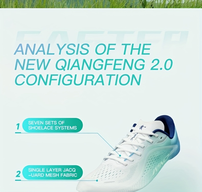 QIAOADAN Wind 2.0 WIND 2.0 Professional Marathon Racing Training Running Shoes Sports Sneakers Breathable Shock Absorbing Rebound BM23240298