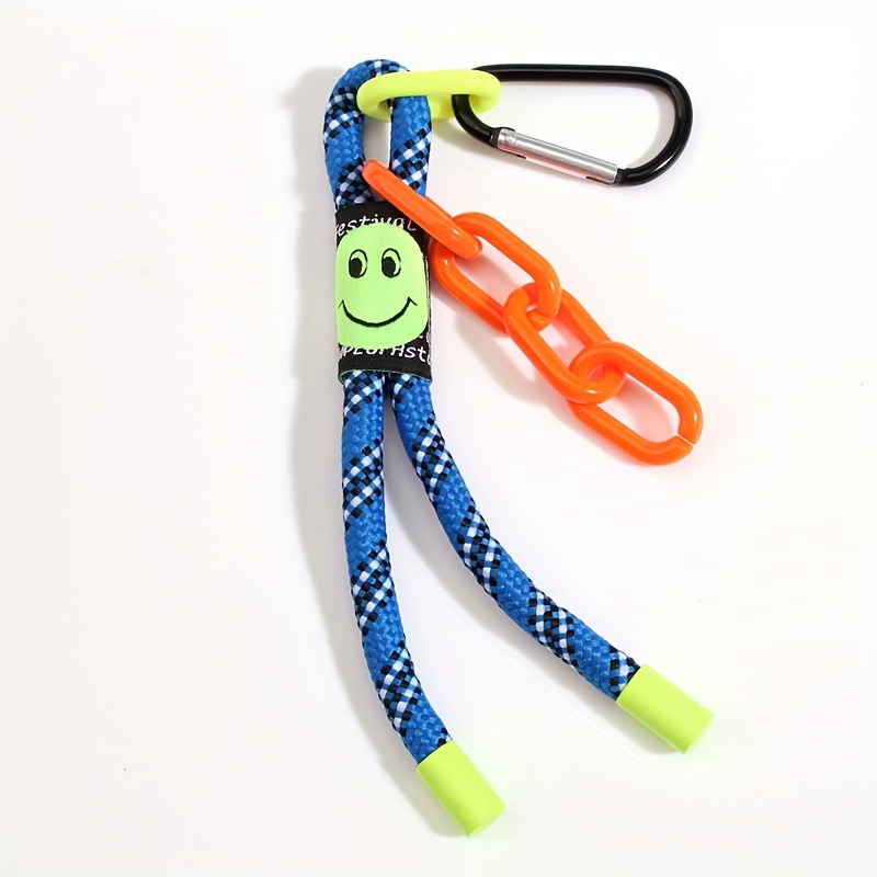 Colorful Mobile Phone Lanyard Nylon Handmade Woven Lanyard Mobile Phone Case Climbing Bag Pendant