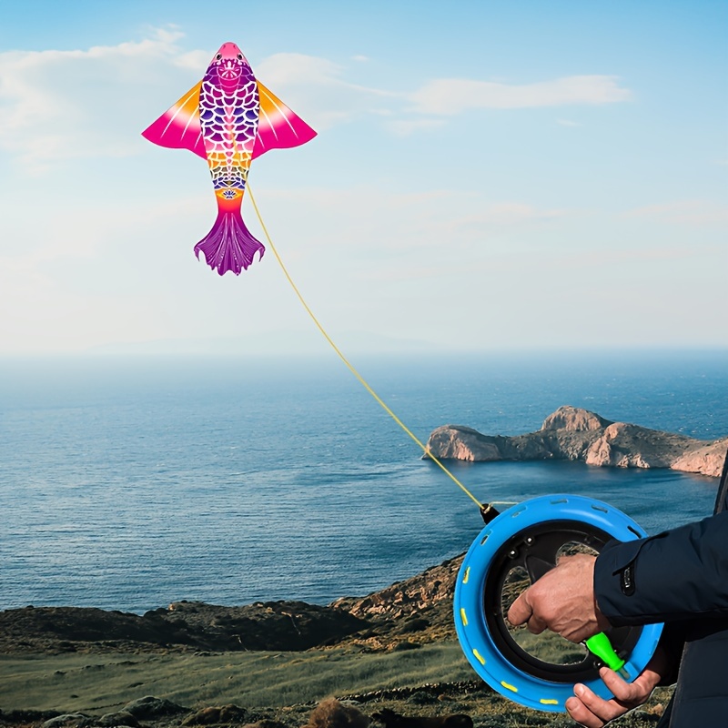 Fun: Cartoon Fish Kites For Kids Families Perfect For - Temu