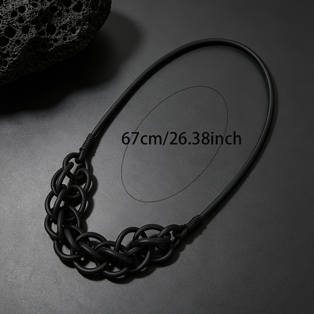 Gothic Chain Necklace, Trendy Light Luxury Statement Jewelry