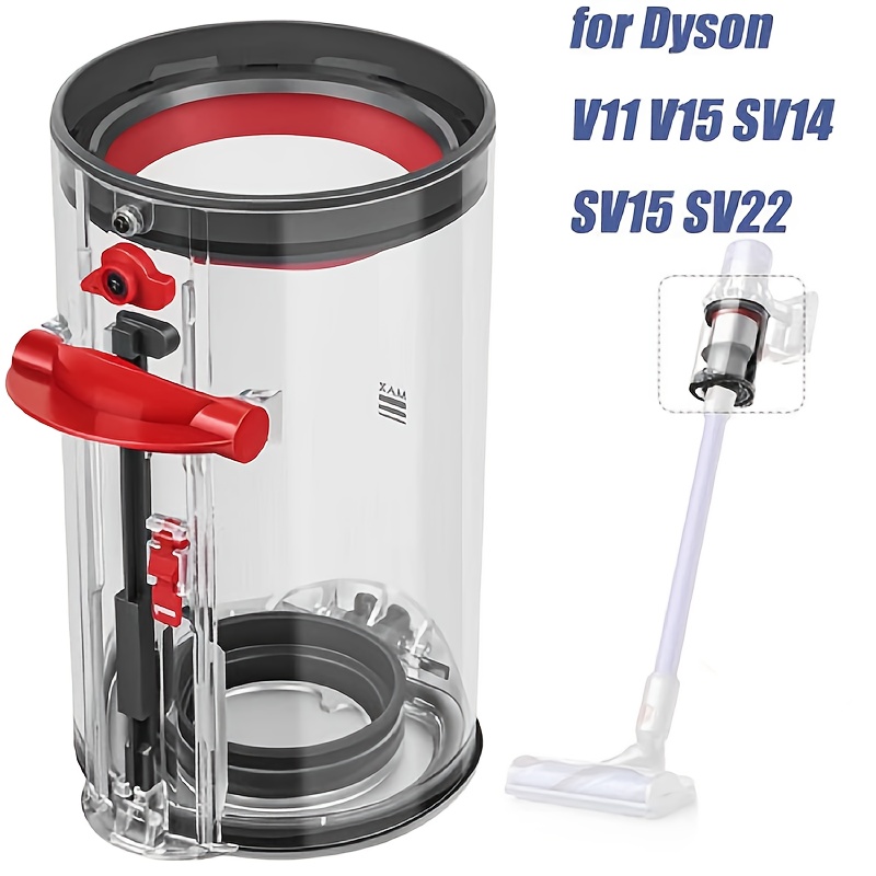 E-shop Ersatz-Staubbehälter für V11 V15 SV14 SV15 | Hochwertiger transparenter Staubbehälter | Einfache Reinigung, schnelle Installation