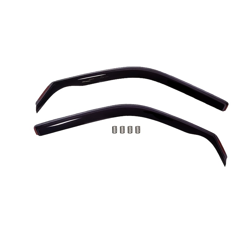 TEMU 2pcs Set Of Side Window Deflectors, Suitable For T5, Transporter, Models From 2003 , Car Window Airflow Additions, For Vehicle Exterior