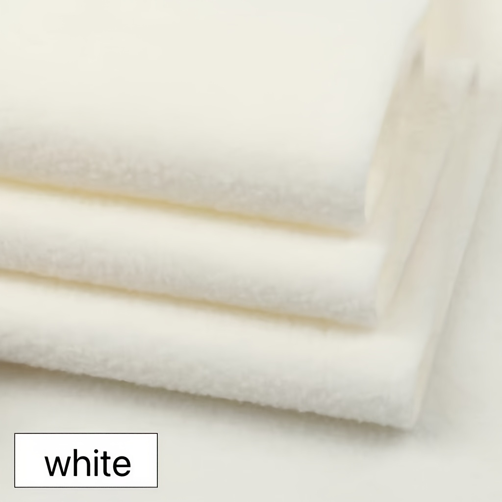 TEMU Fleece Fabric, Soft Brushed Short Plush Polyester Fabric, Precut Design, Material For Stuffed Animals And Plush Dolls