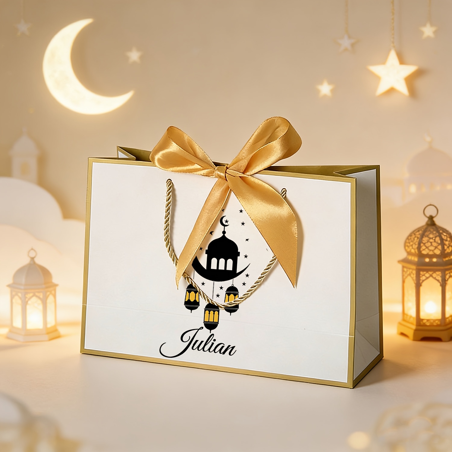 TEMU Gift For Her/him A Personalized Custom Gift Bag, Holiday Gift Bag, Ramadan Gift Bag, For Family, , Lovers, Holiday Gift Bag For Boyfriend,
