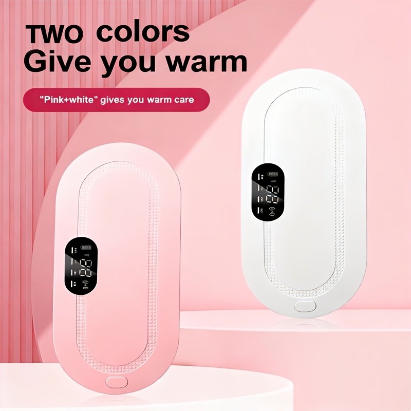 Warm Palace Treasure, a Portable Wireless Heating Pad for Women, Adjustable Multi-Level Modes, Heating Pad for Women'S Back And Abdomen, Electric Heating Belt for Menstrual Periods, Heat, Vibrating Waist Massager, Rechargeable, Warm Stomach Patch